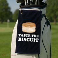 Taste The Biscuit Golf Towel thumb 2