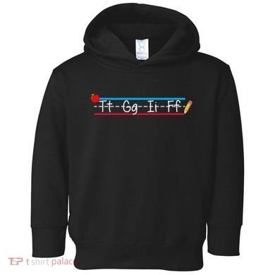 TGIF Teacher Back To School Toddler Hoodie