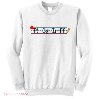 TGIF Teacher Back To School Sweatshirt