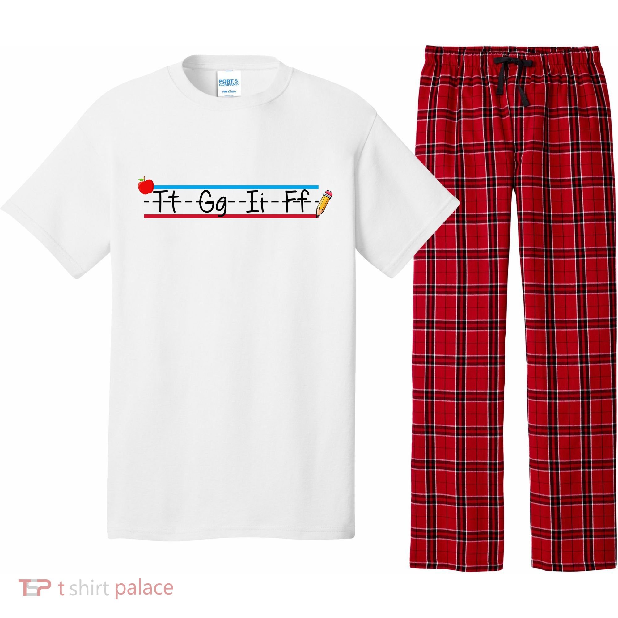 TGIF Teacher Back To School Pajama Set