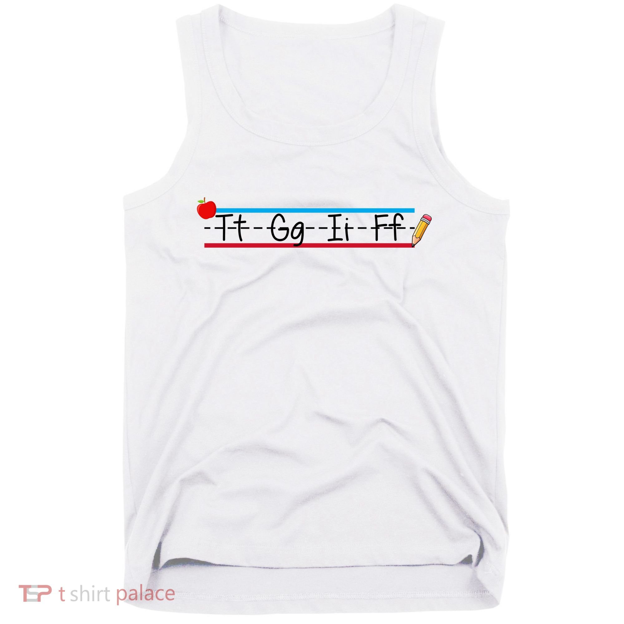 TGIF Teacher Back To School Tank Top