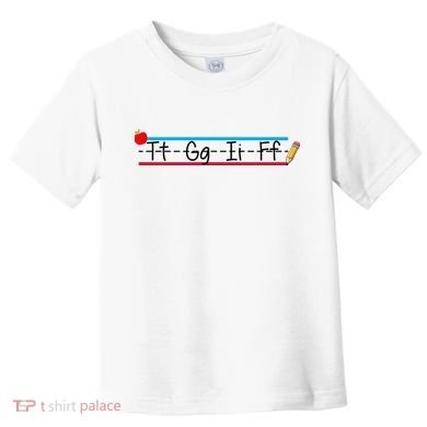 TGIF Teacher Back To School Toddler T-Shirt