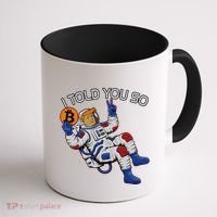 Thanks Trump Bitcoin I Told You So Joke Investment Squad Coffee Mug thumb 1