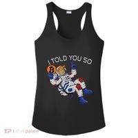 Thanks Trump Bitcoin I Told You So Joke Investment Squad Ladies PosiCharge Competitor Racerback Tank thumb 0
