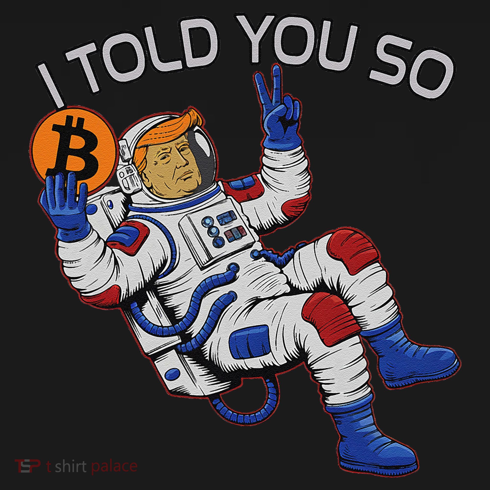 Thanks Trump Bitcoin I Told You So Joke Investment Squad Baby Bodysuit