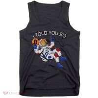Thanks Trump Bitcoin I Told You So Joke Investment Squad Tank Top thumb 0