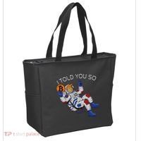 Thanks Trump Bitcoin I Told You So Joke Investment Squad Tote Bag thumb 2