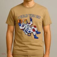 Thanks Trump Bitcoin I Told You So Joke Investment Squad T-Shirt thumb 3