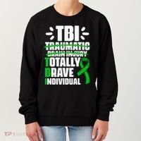 TBI Totally Brave Individual Traumatic Brain Injury Survivor Women's Sweatshirt thumb 0