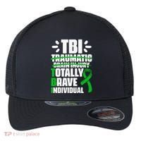 TBI Totally Brave Individual Traumatic Brain Injury Survivor Flexfit Unipanel Trucker Cap thumb 0