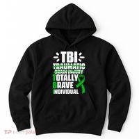 TBI Totally Brave Individual Traumatic Brain Injury Survivor Hoodie thumb 0