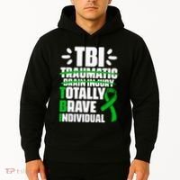 TBI Totally Brave Individual Traumatic Brain Injury Survivor Hoodie thumb 2