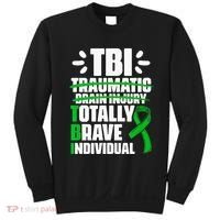 TBI Totally Brave Individual Traumatic Brain Injury Survivor Sweatshirt thumb 0