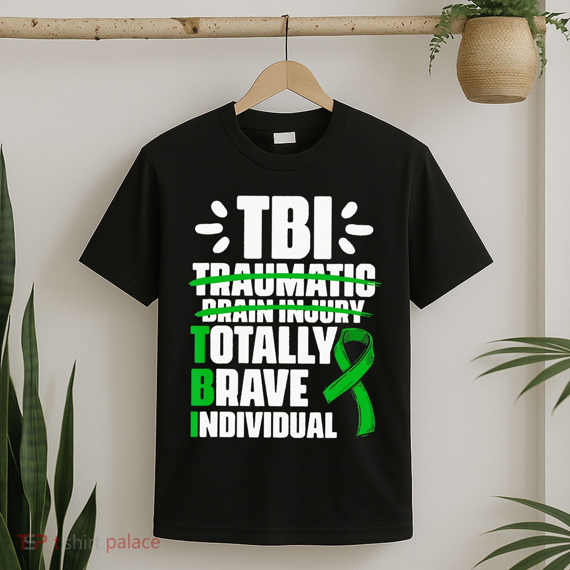 TBI Totally Brave Individual Traumatic Brain Injury Survivor T-Shirt
