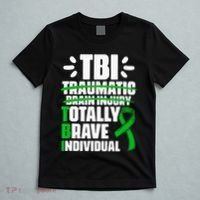 TBI Totally Brave Individual Traumatic Brain Injury Survivor T-Shirt thumb 5