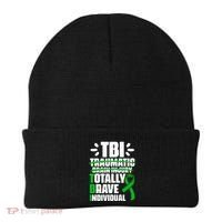 TBI Totally Brave Individual Traumatic Brain Injury Survivor Beanie thumb 0