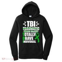 TBI Totally Brave Individual Traumatic Brain Injury Survivor Women's Hoodie thumb 0