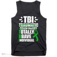 TBI Totally Brave Individual Traumatic Brain Injury Survivor Tank Top thumb 0