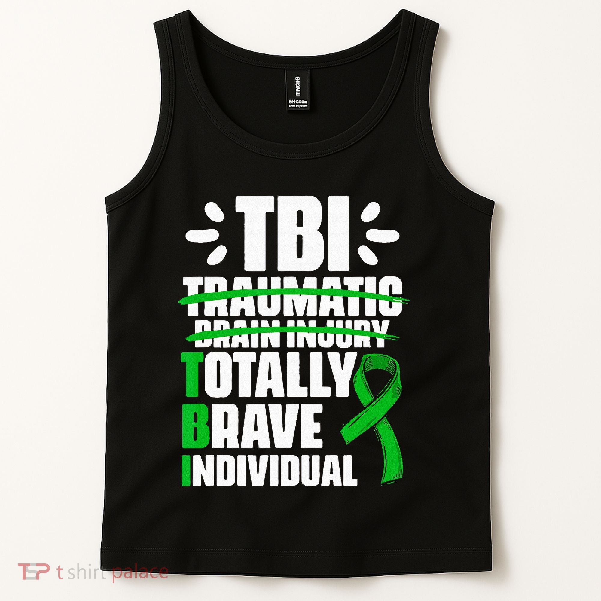 TBI Totally Brave Individual Traumatic Brain Injury Survivor Tank Top