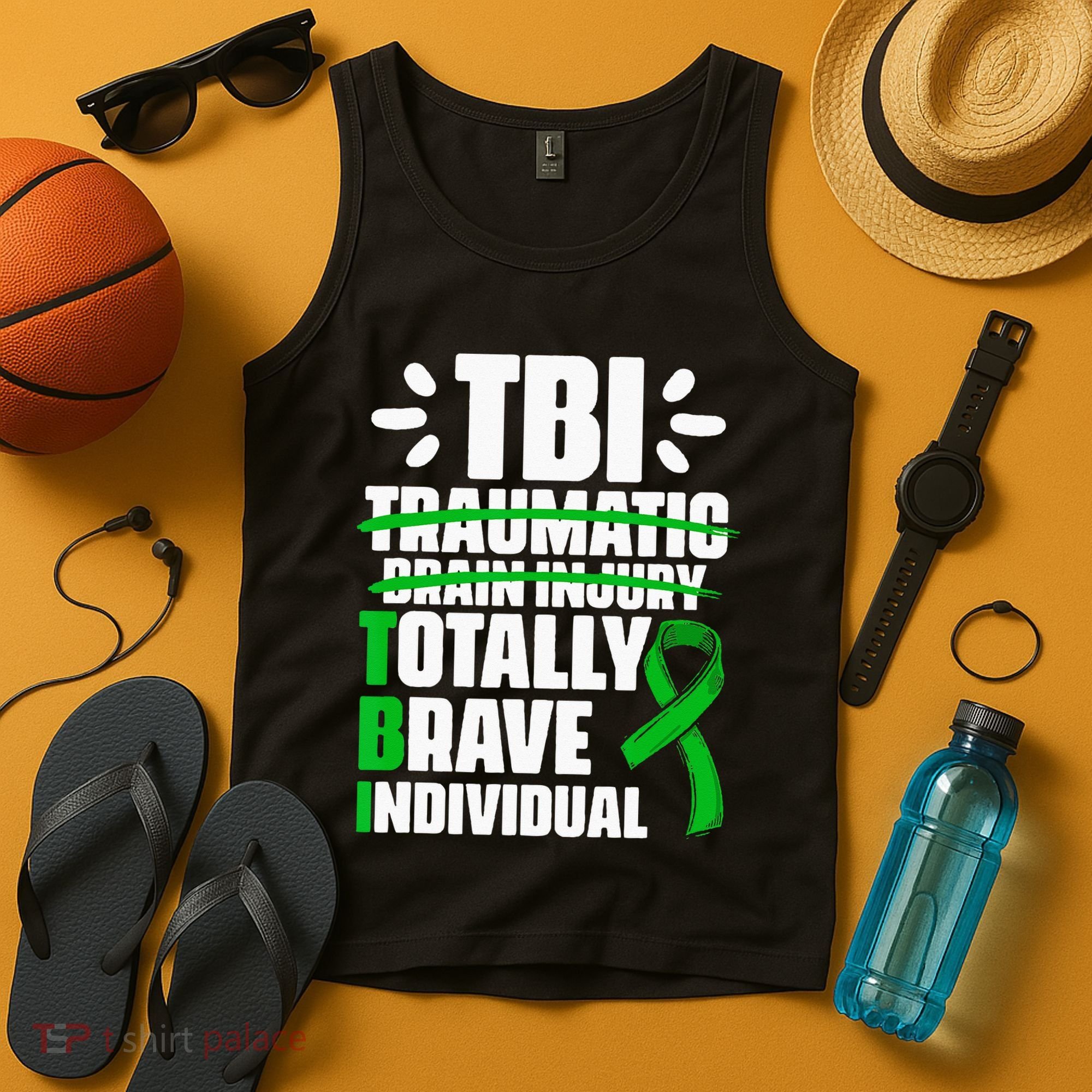 TBI Totally Brave Individual Traumatic Brain Injury Survivor Tank Top