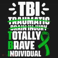 TBI Totally Brave Individual Traumatic Brain Injury Survivor Visor thumb 3