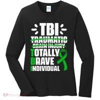 TBI Totally Brave Individual Traumatic Brain Injury Survivor Women's Long Sleeve Shirt thumb 0