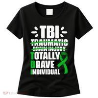 TBI Totally Brave Individual Traumatic Brain Injury Survivor Women's T-Shirt thumb 0