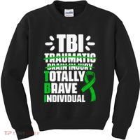 TBI Totally Brave Individual Traumatic Brain Injury Survivor Kids Sweatshirt thumb 0