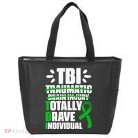 TBI Totally Brave Individual Traumatic Brain Injury Survivor Tote Bag thumb 0