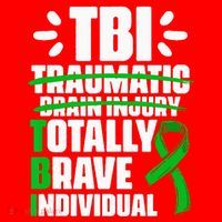 TBI Totally Brave Individual Traumatic Brain Injury Survivor Santa Hat thumb 1