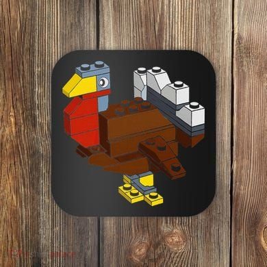Turkey Thanksgiving Block Brick Building Master Builder Coaster