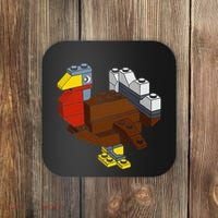 Turkey Thanksgiving Block Brick Building Master Builder Coaster thumb 0