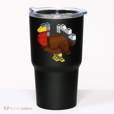 Turkey Thanksgiving Block Brick Building Master Builder Tumbler