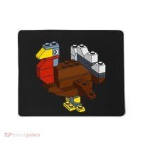 Turkey Thanksgiving Block Brick Building Master Builder Mousepad thumb 0