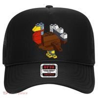 Turkey Thanksgiving Block Brick Building Master Builder Hat thumb 0