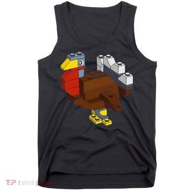 Turkey Thanksgiving Block Brick Building Master Builder Tank Top