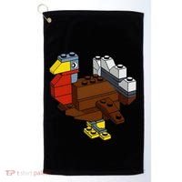 Turkey Thanksgiving Block Brick Building Master Builder Golf Towel thumb 0