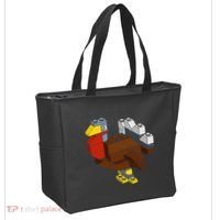 Turkey Thanksgiving Block Brick Building Master Builder Tote Bag thumb 2