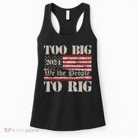 Trump Too Big To Rig We The People Women's Tank Top thumb 0