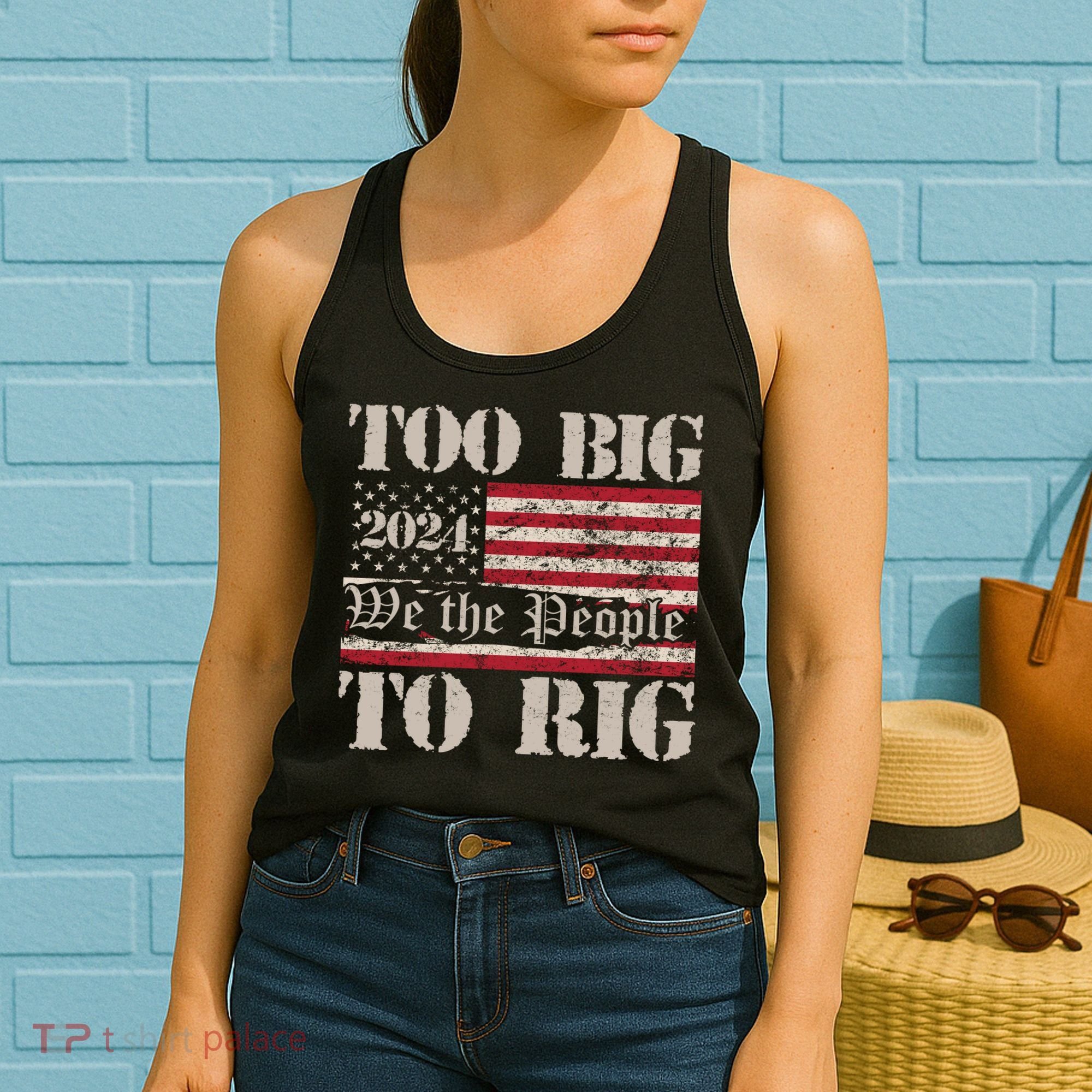 Trump Too Big To Rig We The People Women's Tank Top