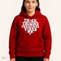 Thick Thighs Christmas Vibes Hoodie thumb 5