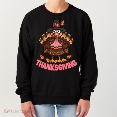 Thanksgiving Turkey Cute Holiday Women's Sweatshirt