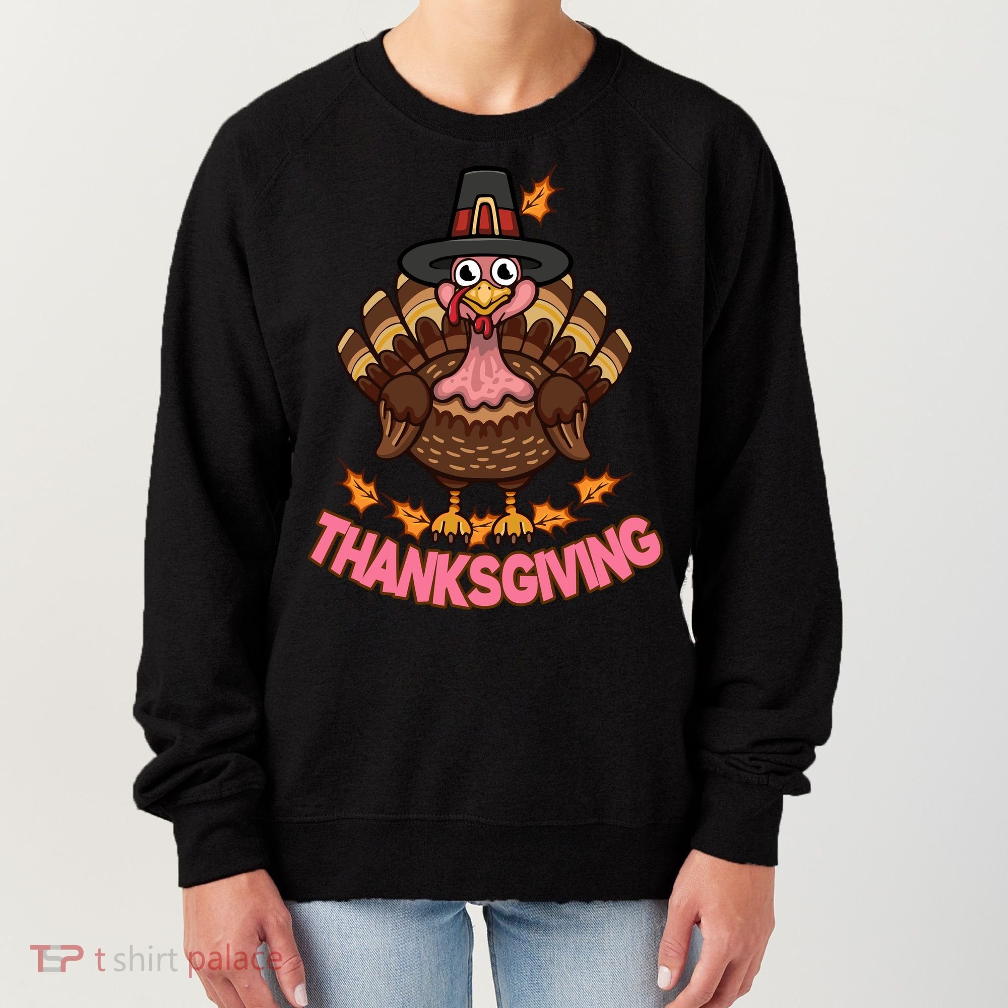 Thanksgiving Turkey Cute Holiday Women's Sweatshirt