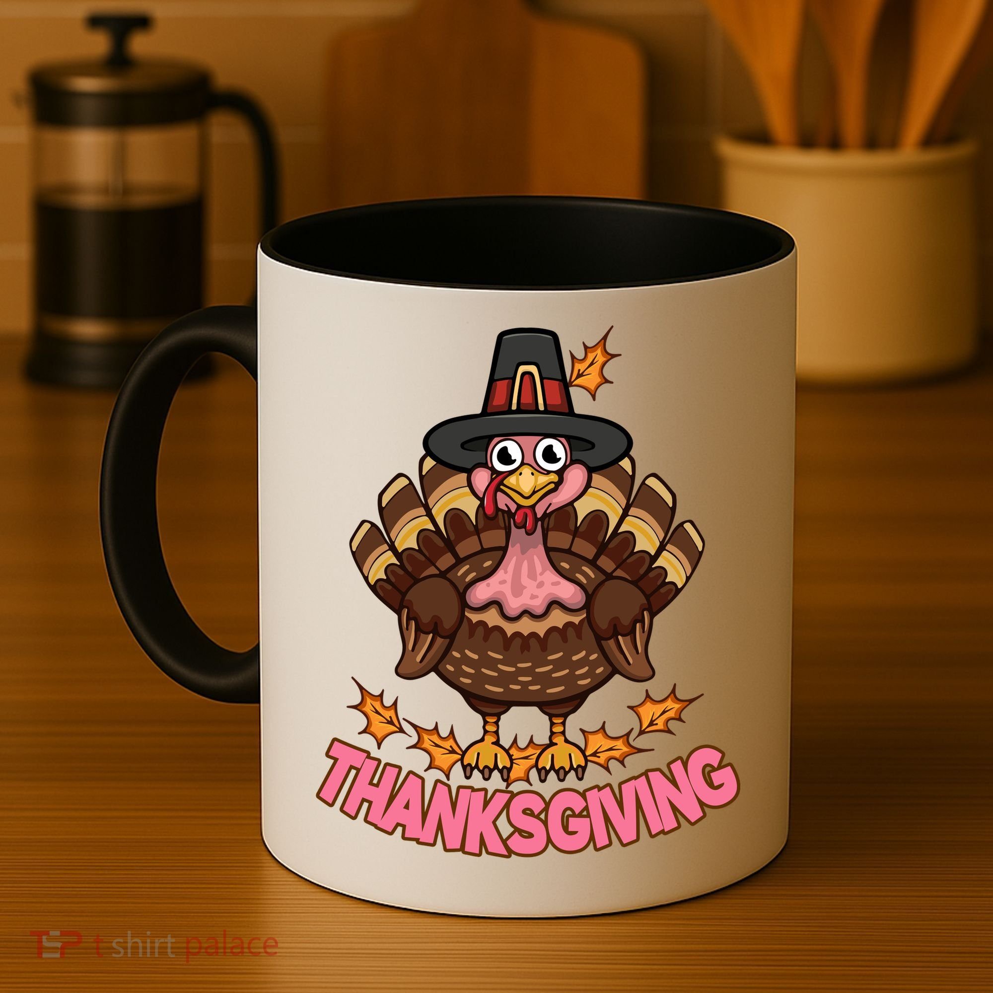 Thanksgiving Turkey Cute Holiday Coffee Mug