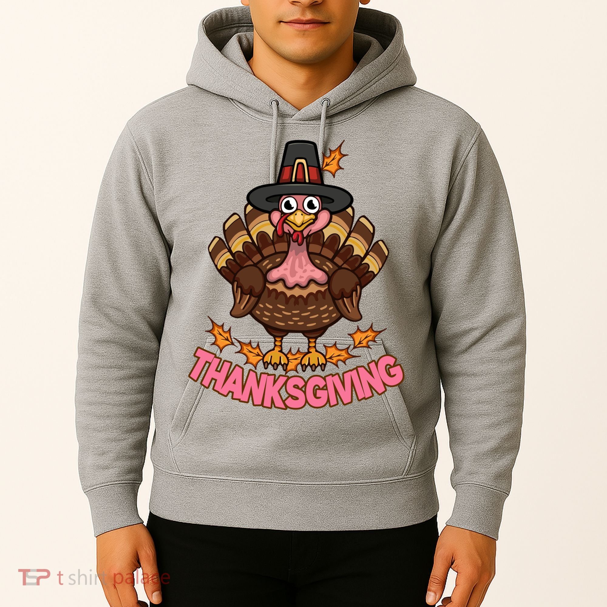 Thanksgiving Turkey Cute Holiday Hoodie
