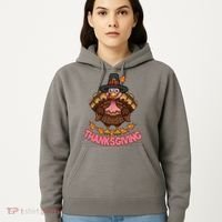 Thanksgiving Turkey Cute Holiday Hoodie thumb 5