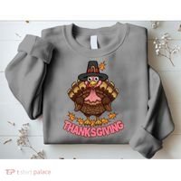 Thanksgiving Turkey Cute Holiday Sweatshirt thumb 2