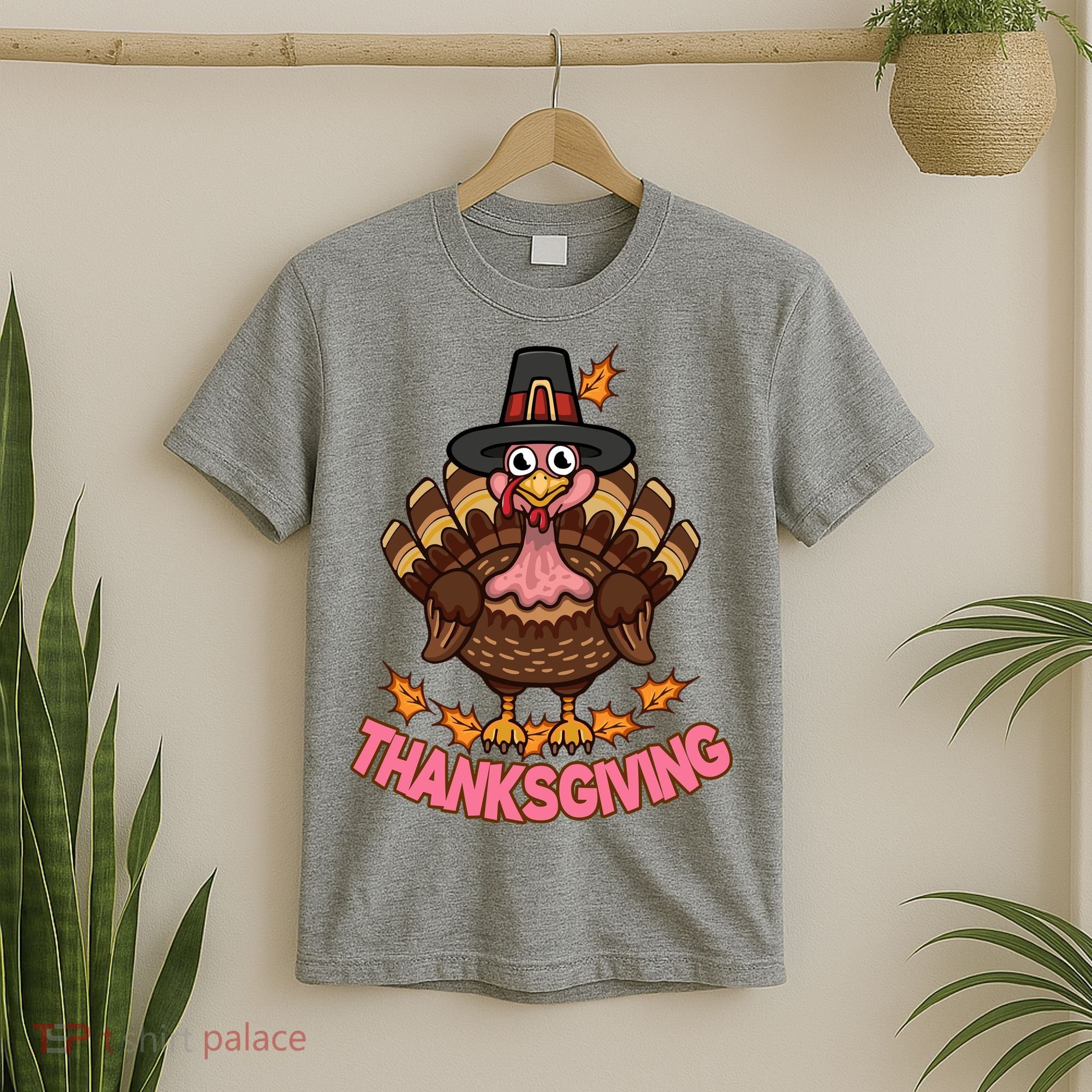 Thanksgiving Turkey Cute Holiday T-Shirt