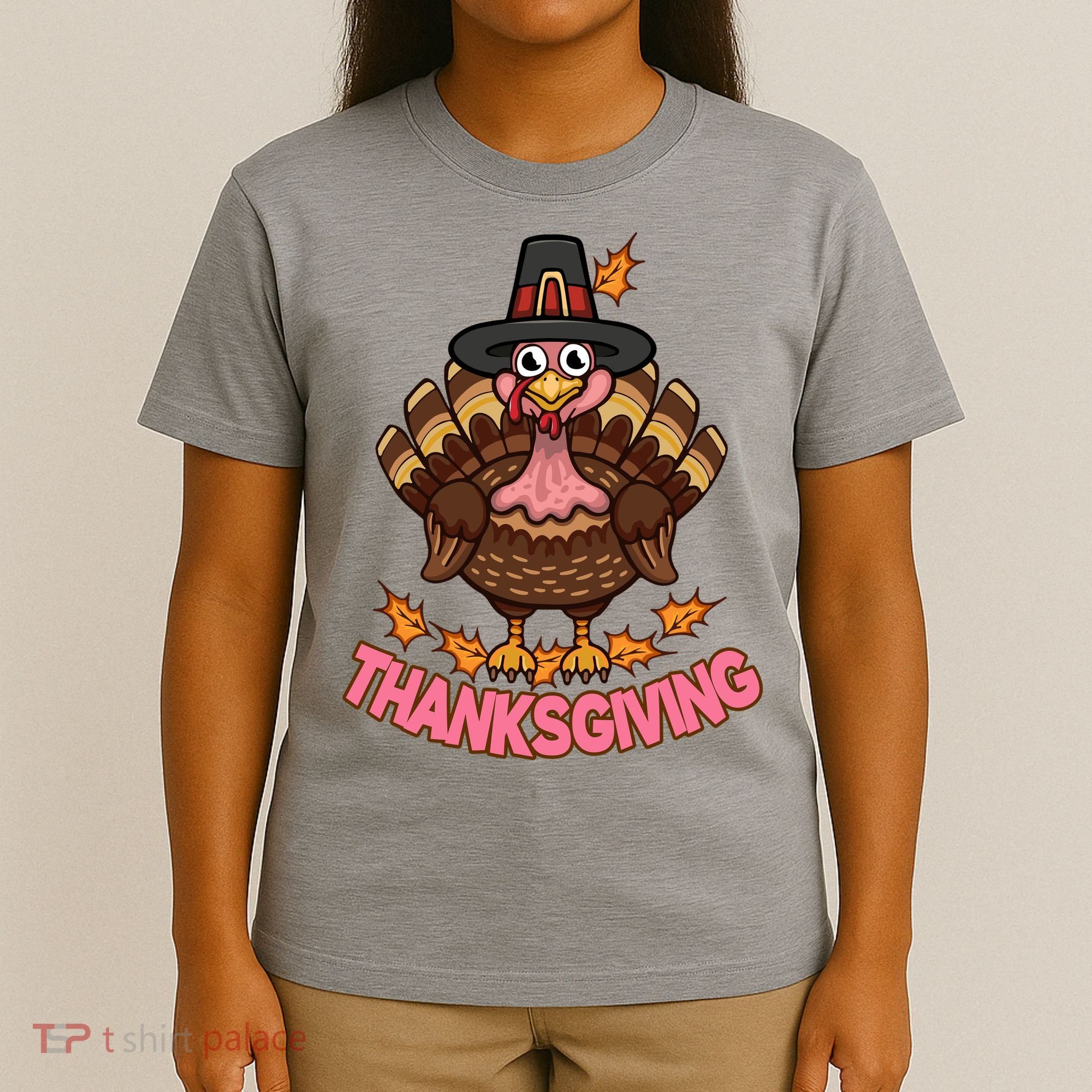 Thanksgiving Turkey Cute Holiday T-Shirt