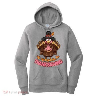 Thanksgiving Turkey Cute Holiday Women's Hoodie